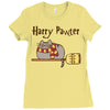 Pusheen the Cat Harry Potter Ladies Fitted T-Shirt