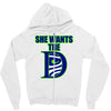 she wants the d seattle Zipper Hoodie