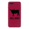 bull shirt funny small humor crude awesome beer tee cool geek nerd hum iPhone 7 Plus Case