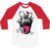 scary skull 3/4 Sleeve Shirt