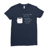 if you like coffee Ladies Fitted T-Shirt