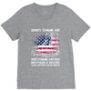 Veteran Don't Thank Me Thank My Brothers &amp; Sisters Who Never Came Back V-Neck Tee