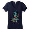 zombie gamers Women's V-Neck T-Shirt