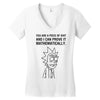 mathematically Women's V-Neck T-Shirt