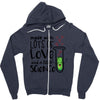 Made With Lots Of Love And a Little Science Zipper Hoodie