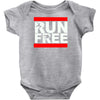 free running parkour run free Baby Onesie