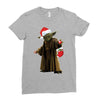 yoda christmas Ladies Fitted T-Shirt