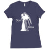 don not blink Ladies Fitted T-Shirt