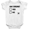 am i drunk Baby Bodysuit
