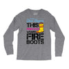 Forget Glass Slippers This Princess Wears Fire Boots Long Sleeve Shirts