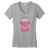 My Dad Is Totally My Most Favorite Guy Women's V-Neck T-Shirt