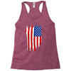 sa distress flag cool american Racerback Tank