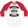 Premium Vintage 1949 3/4 Sleeve Shirt