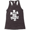 dad   you are my missing piece Racerback Tank