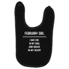 February Girl Baby Bibs