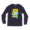 meow is running Long Sleeve Shirts