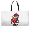 apple a day Weekender Totes