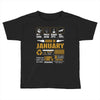 Born January Multitasking Problem Solving Tees Toddler T-shirt