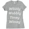 wibbly w0bbly Ladies Fitted T-Shirt