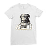 Laika The Space Dog Ladies Fitted T-Shirt