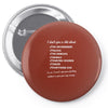 i dont give a shit about the environment politics the homeless Pin-back button