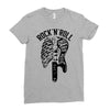 rock and roll Ladies Fitted T-Shirt