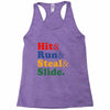 Hit Run Steal  Slide Racerback Tank