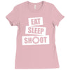 v5 eat sleep shoot Ladies Fitted T-Shirt