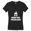 Bonfire Princess Women's V-Neck T-Shirt
