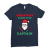 christmas baking team captain Ladies Fitted T-Shirt