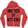 mother of kittens Zipper Hoodie