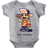never surrender Baby Bodysuit