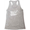 darth vader who's your daddy funny Racerback Tank