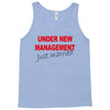 under new management just married mens black wedding present husband t Tank Top
