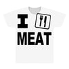 i eat meat All Over Men's T-shirt