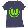 vfl wolfsburg die Ladies Fitted T-Shirt