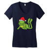 kermit christmas Women's V-Neck T-Shirt