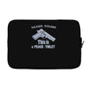 learn polish peace Laptop sleeve