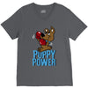 puppy power V-Neck Tee