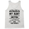 Dear Aunt, Thanks For Being My Aunt Tank Top
