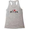i love books Racerback Tank