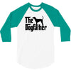 the dogfather bluetick coonhound 3/4 Sleeve Shirt