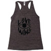 love wins Racerback Tank