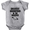 Greatest Godmother In The Universe Baby Onesie