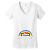 You're Looking At A Rainbow Women's V-Neck T-Shirt