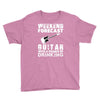 weekend forcast guitar with a chance of drinking Youth Tee