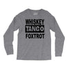 whiskey tango foxtrot Long Sleeve Shirts