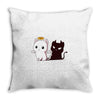 purr evil 2 Throw Pillow