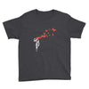 banksy headshot butterfly Youth Tee