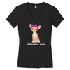 chihuahua mom Women's V-Neck T-Shirt